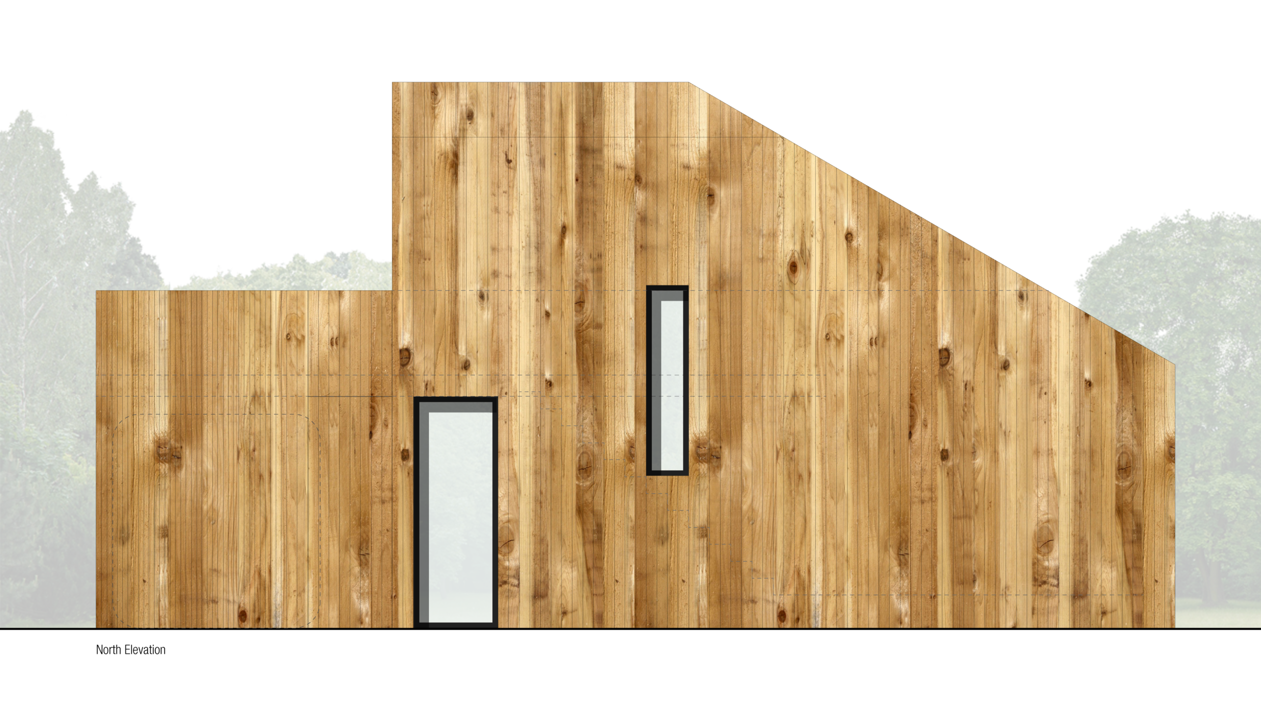 Refuge House _ North Elevation