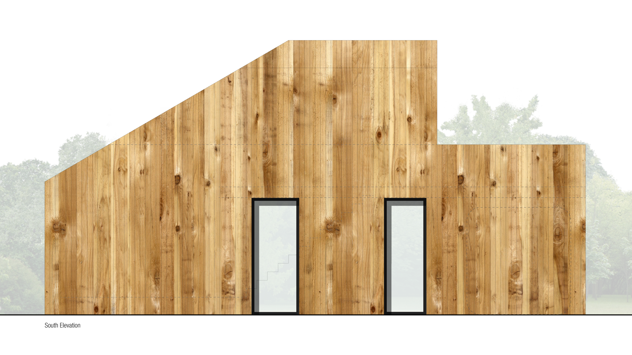 Refuge House _ South Elevation