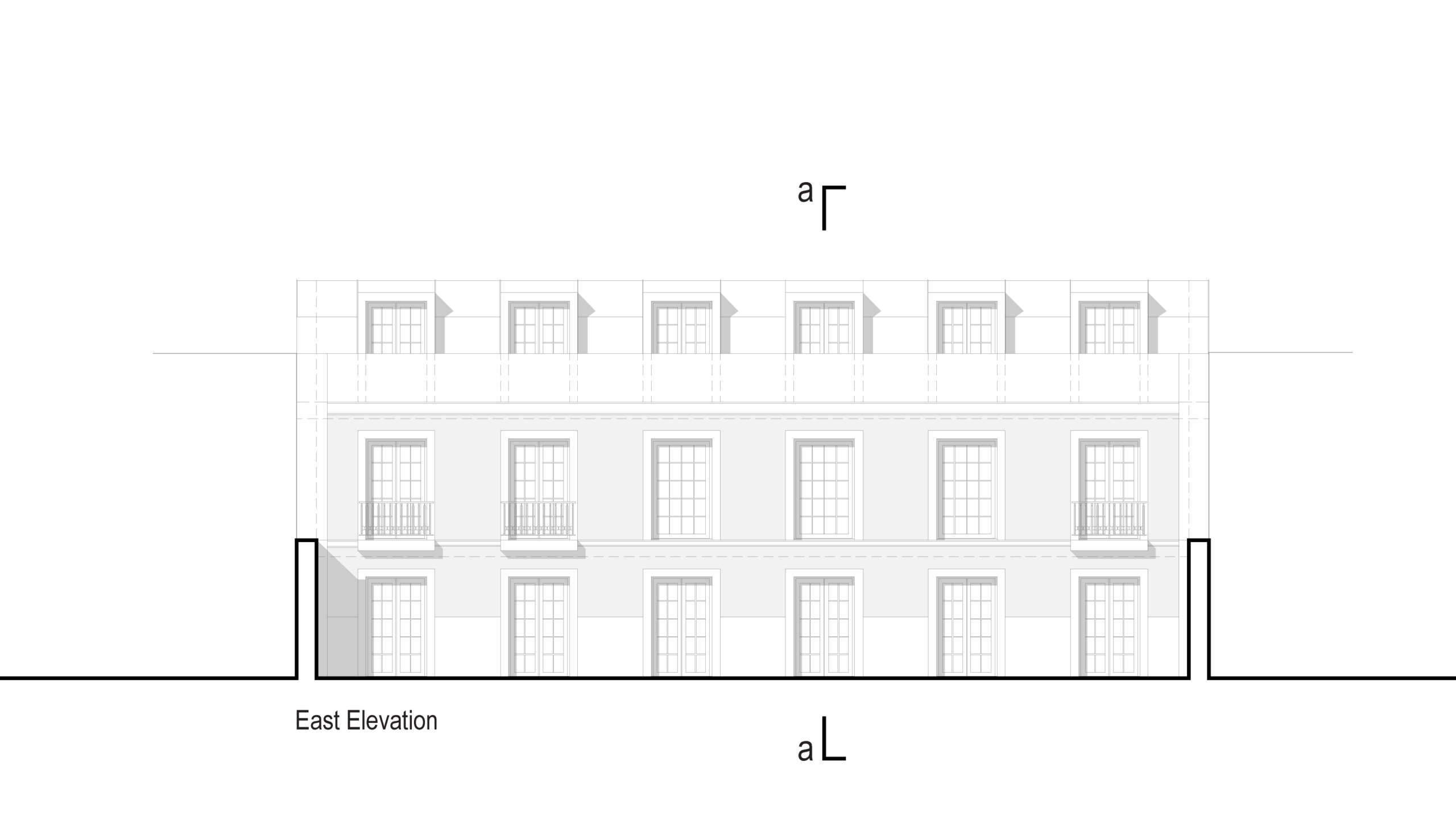 Lisbon House _  East Elevation